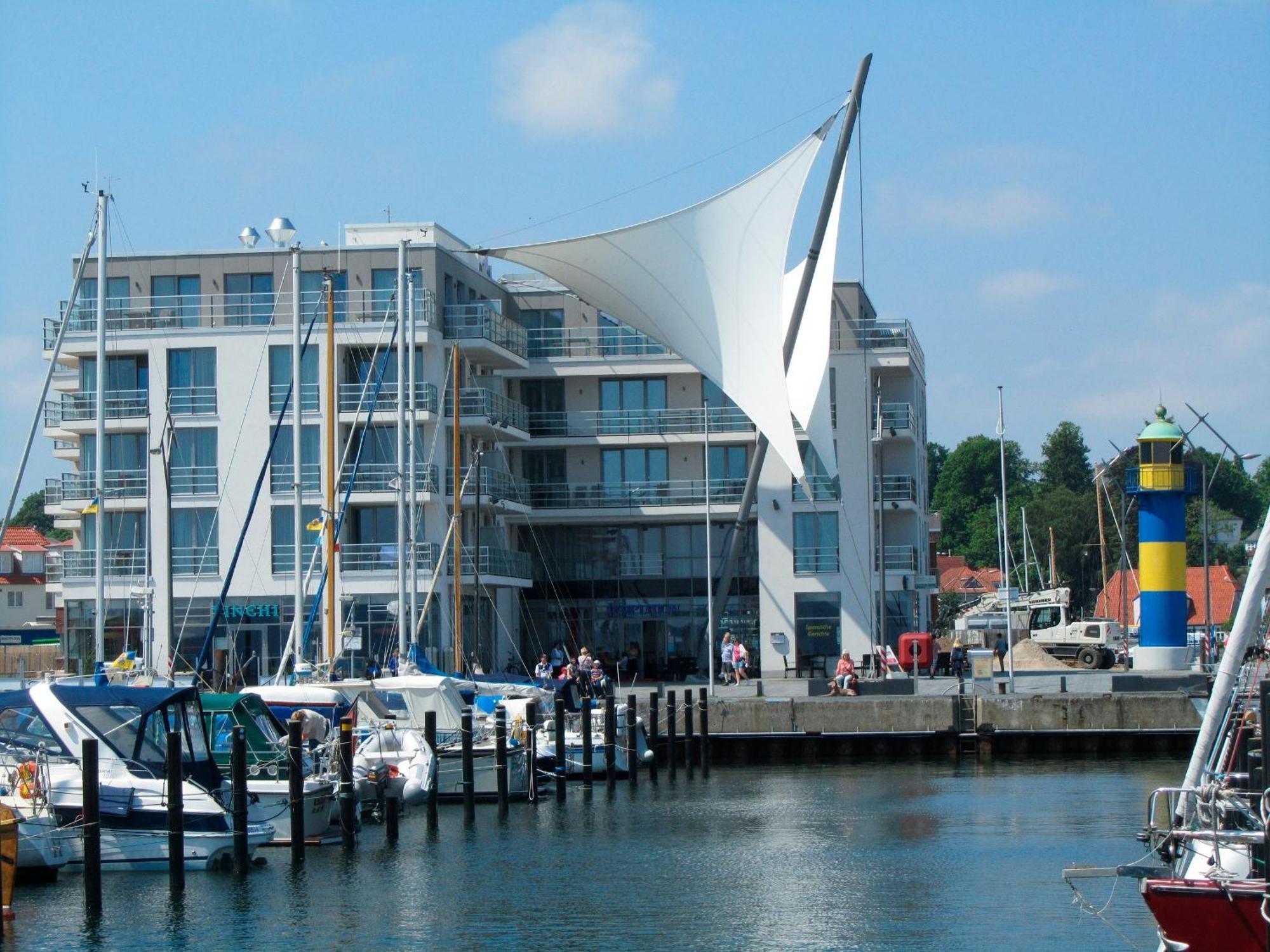 Apartment 12 - "Silbermoewe I" - Blickrichtung Yacht- Und Binnenhafenoffenes Meer Eckernförde Kültér fotó