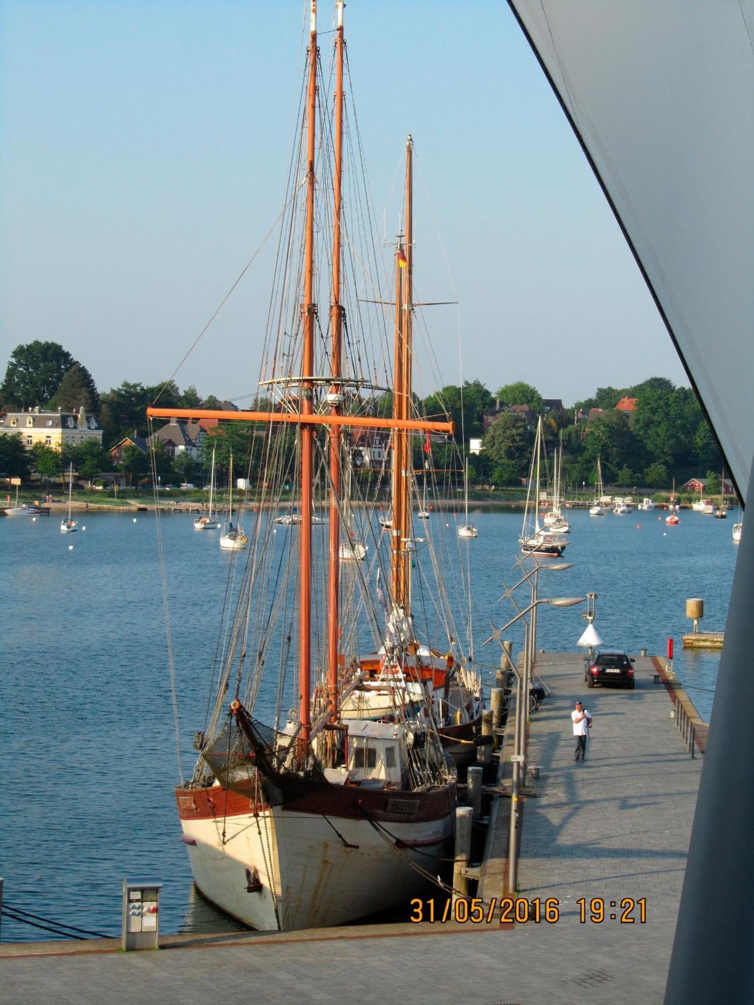 Apartment 12 - "Silbermoewe I" - Blickrichtung Yacht- Und Binnenhafenoffenes Meer Eckernförde Kültér fotó